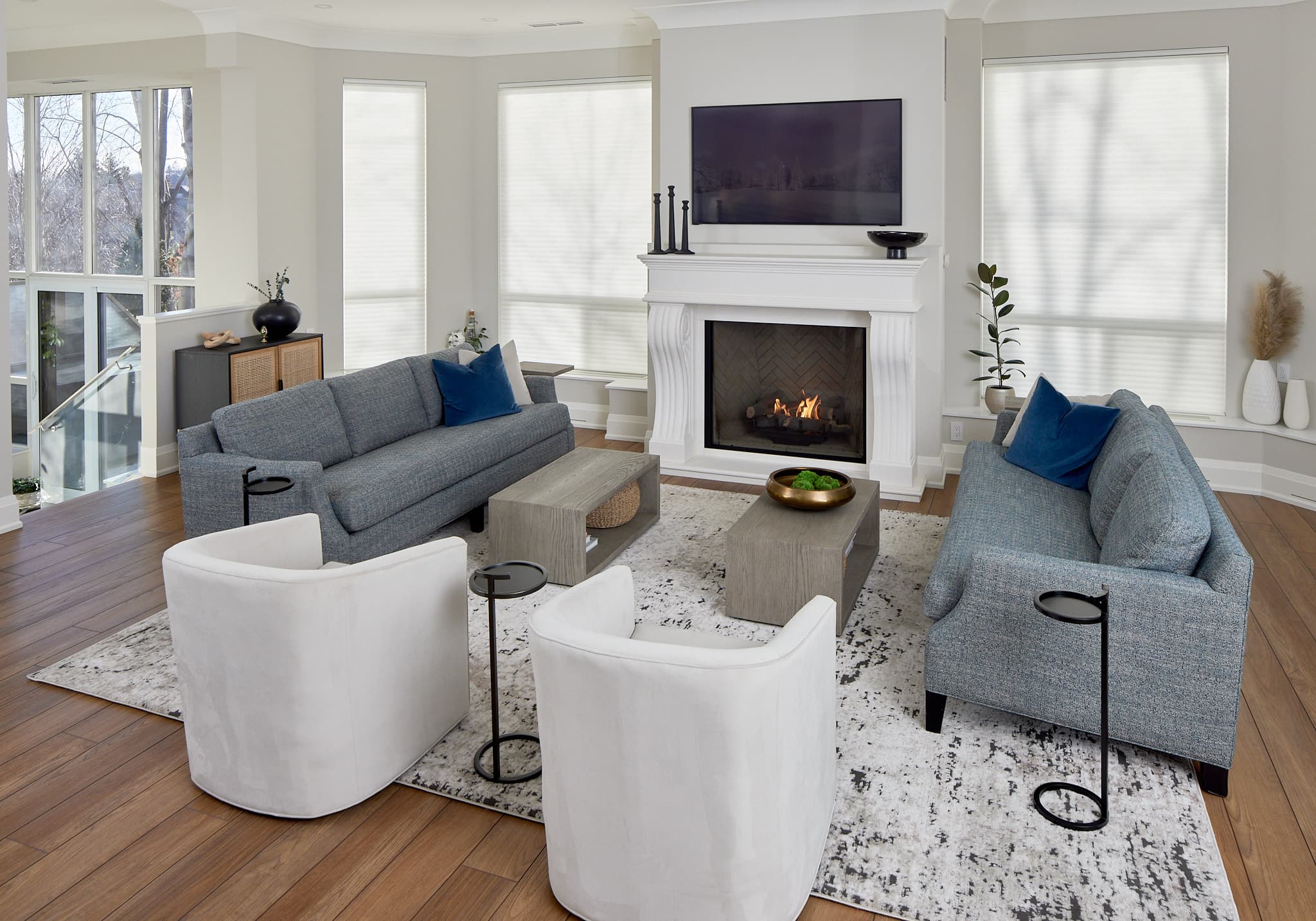 Living space renovation by Harbour Kitchens